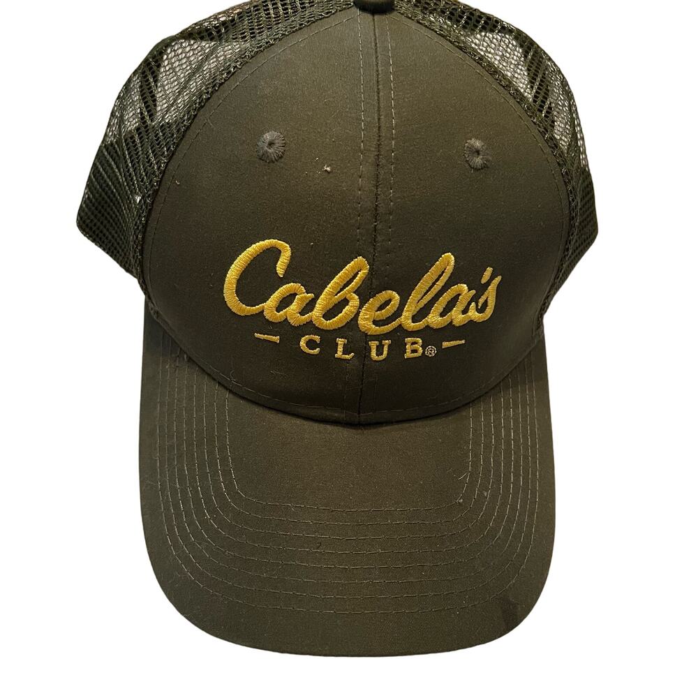 Cabela's Club Olive Green Hunting Sports Adjustable Strap Ballcap Hat
